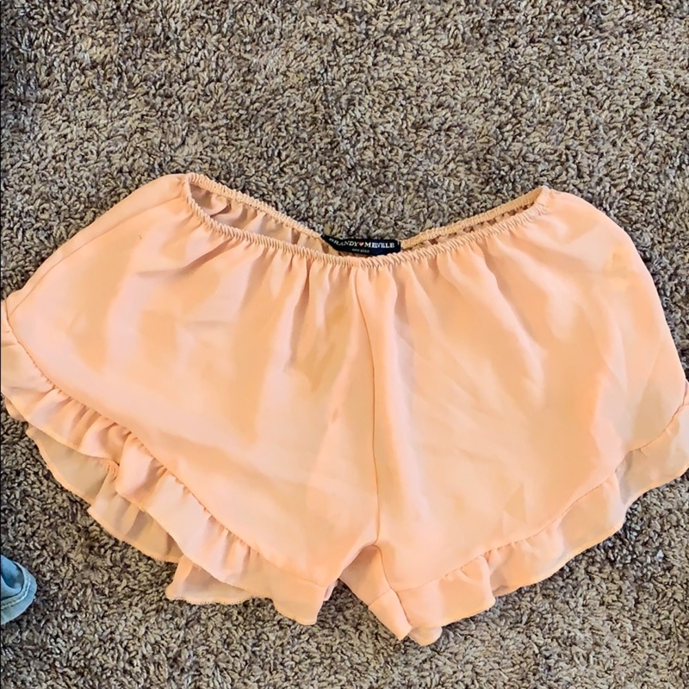 Thin brandy Melville pink shorts